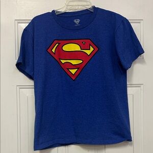 (🔥4 For $20) Superman Blue Kids T-Shirt